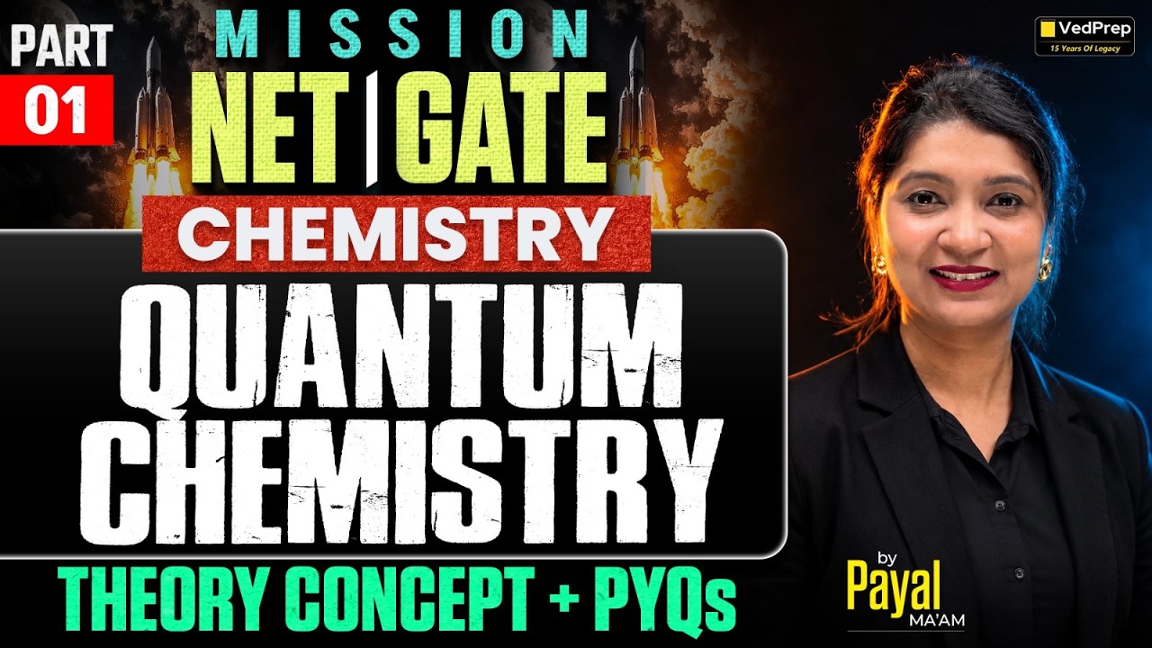 Quantum Chemistry Masterclass | CSIR NET Dec 2026 & GATE Chemistry 2027 | Mission CSIR NET & GATE