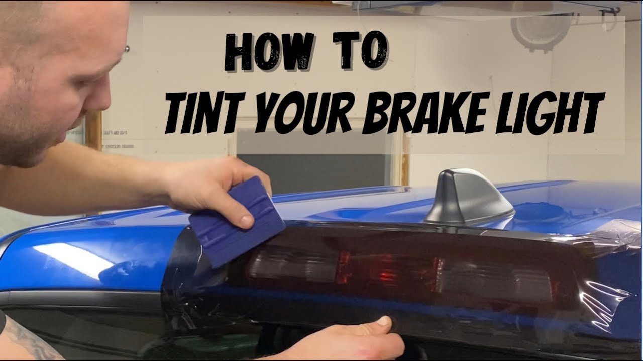 How to Tint your Brake Light with Vinyl