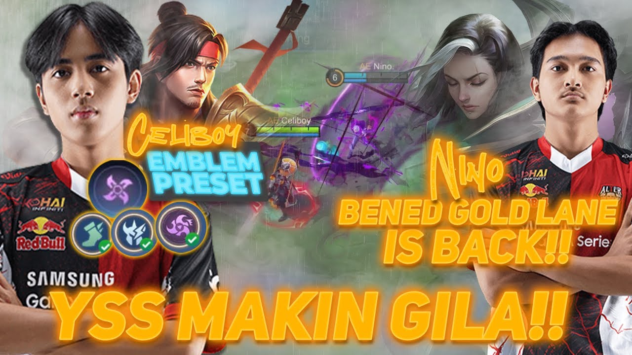 NIH GW KASI SET EMBLEM BARU YI SUN SHIN LAMBADA!! FT. NINO BENEDETTA GOLD LANE IS BACK‼️ - NEW PATCH