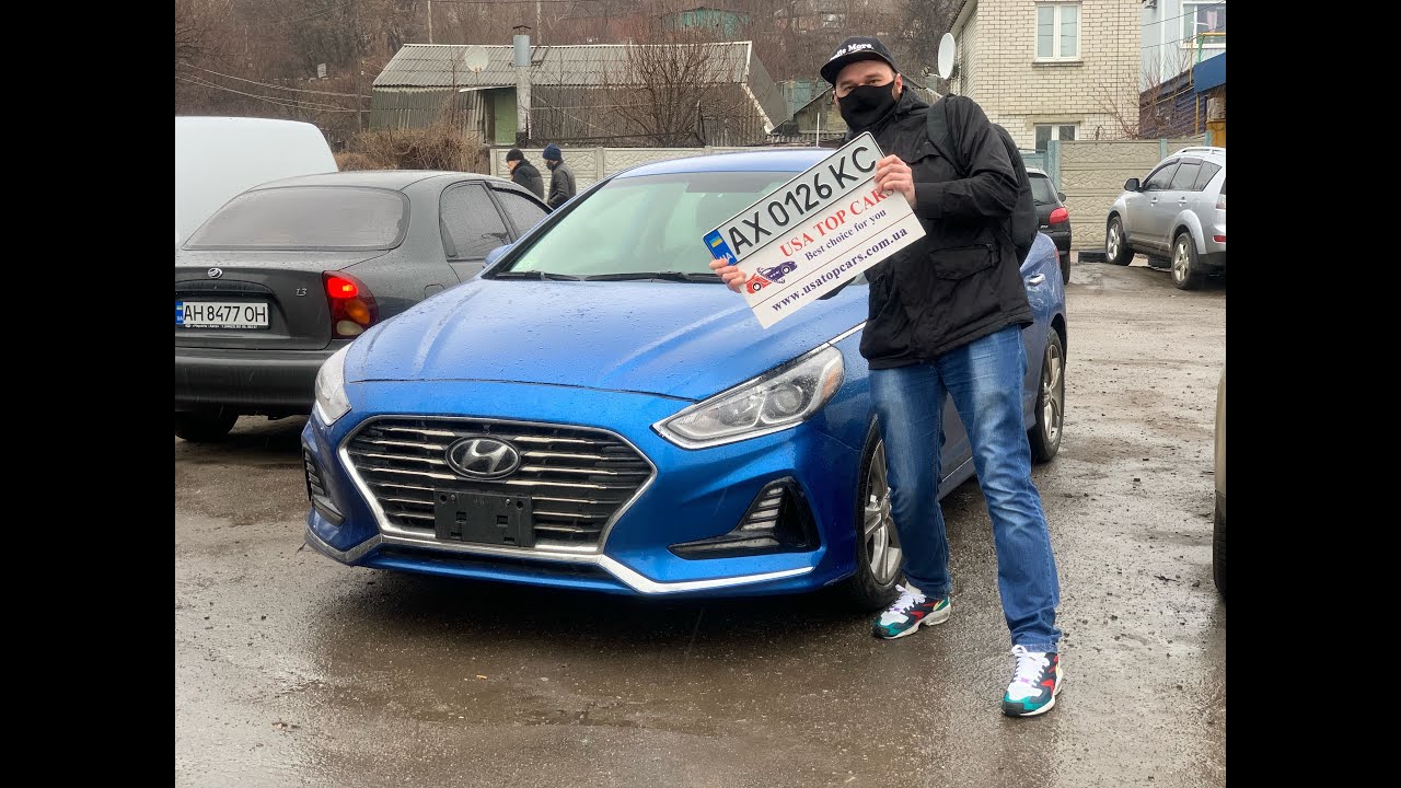 Обзор Hyundai Sonata SEL 2018 после ремонта. USA TOP CARS - с нами мечты сбываются.