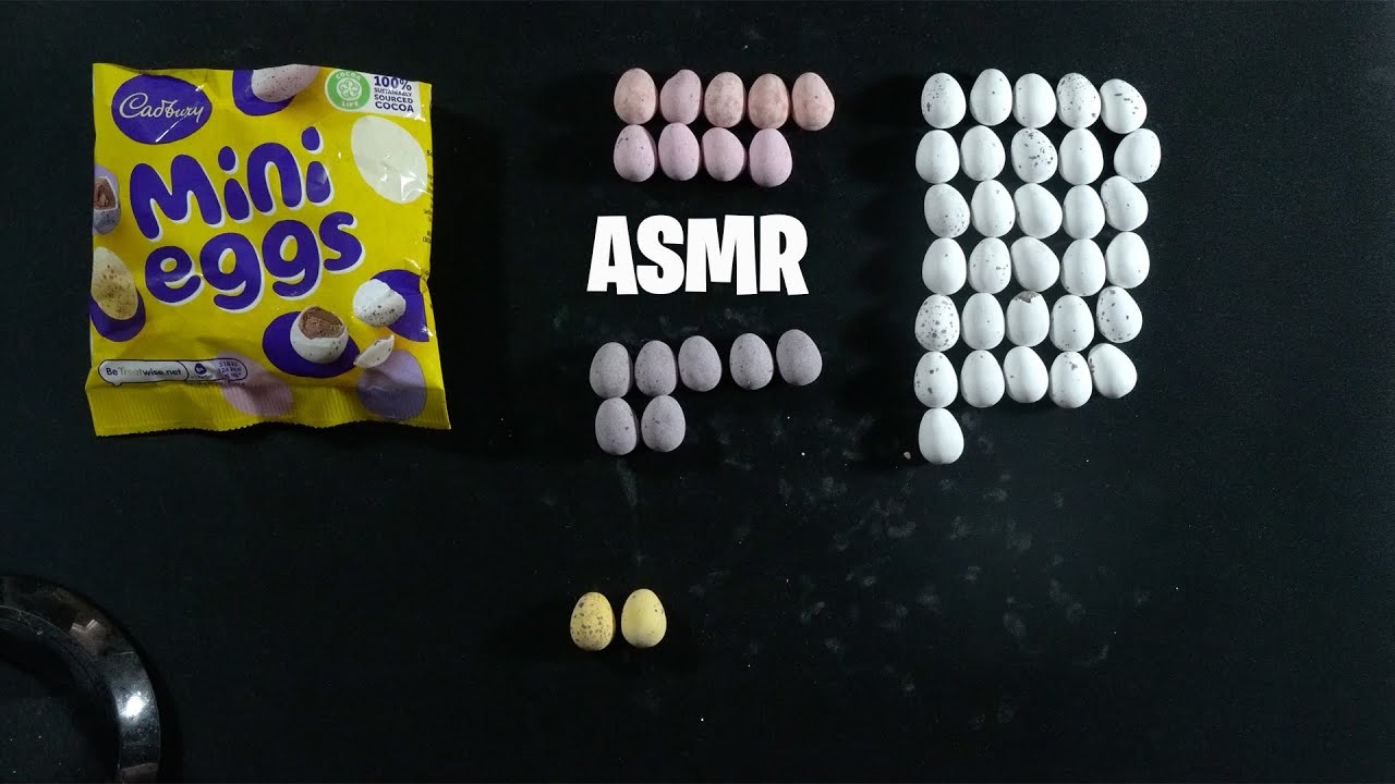 ASMR: SORTING MINI EGGS | CRUNCHY | SOFT WHISPERS | CRINKLES |