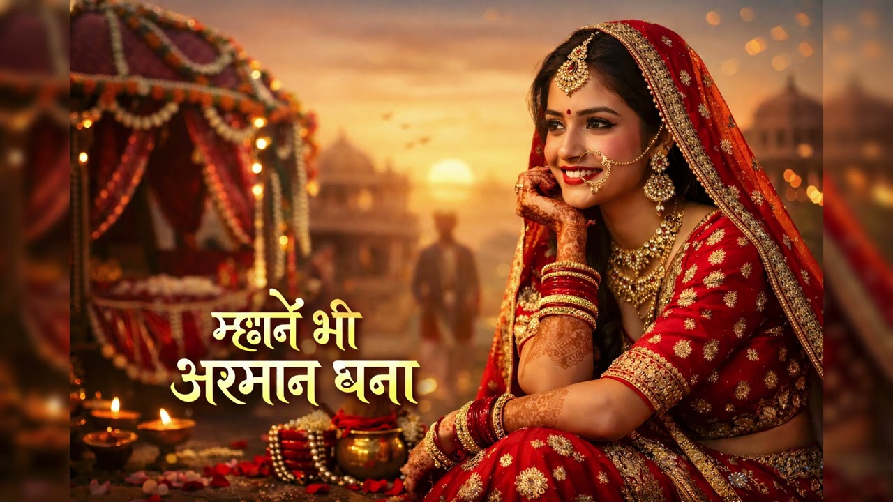 Mhaane Bhi Armaan Ghana ❤️ | Emotional Rajasthani Wedding Song | New Marwadi Song 2026