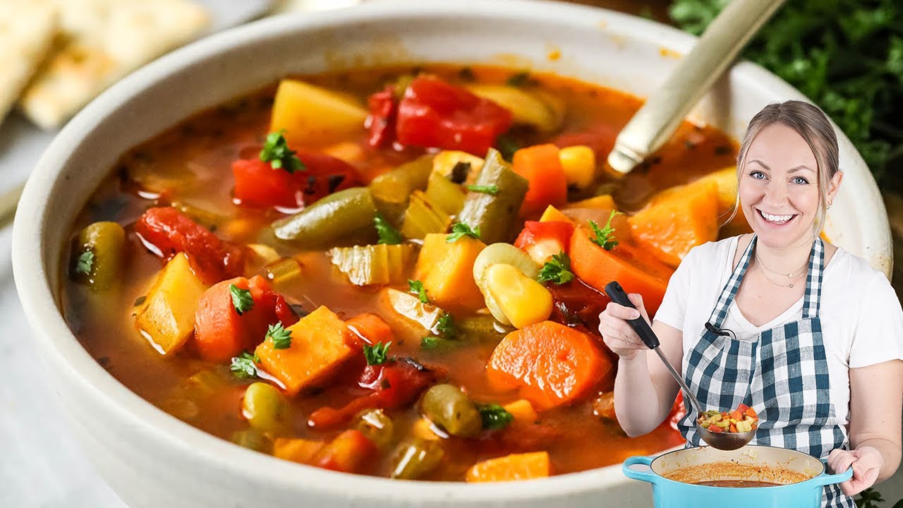 Vegetable Soup So Flavorful Even Meat Lovers Will Love It