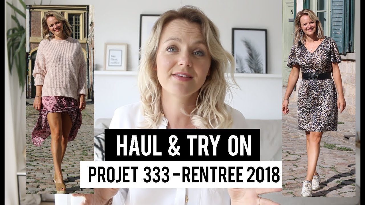 HAUL RENTRÉE PROJET 333 - GARDE ROBE MINIMALISTE RENTRÉE 2018