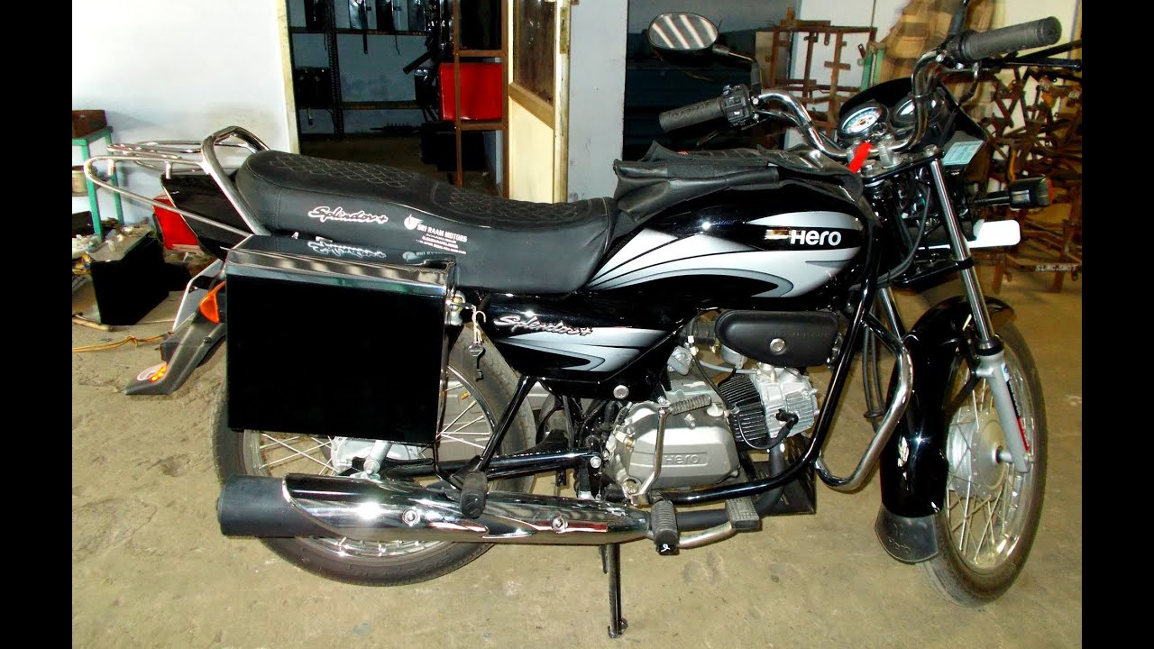 Hero Splendor Plus Bike Side Box Fitting  || Metal Box || Side box for Splendor plus - Steel Box
