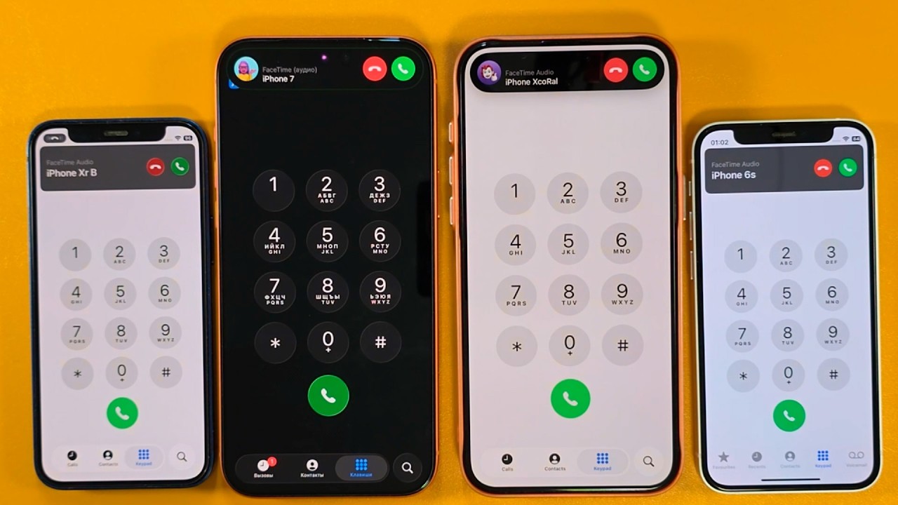 FACETIME INCOMING CALL & OUTGOING CALL TWO IPHONE 17 PRO MAX TO TWO IPHONE 12 MINI