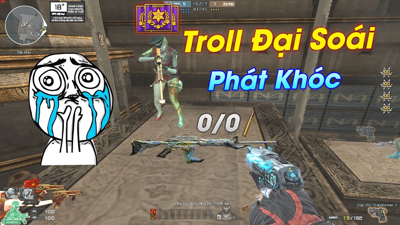 TROLL Đổi Súng Hết Đạn M4A1 VIP Thiên Sứ Cho 