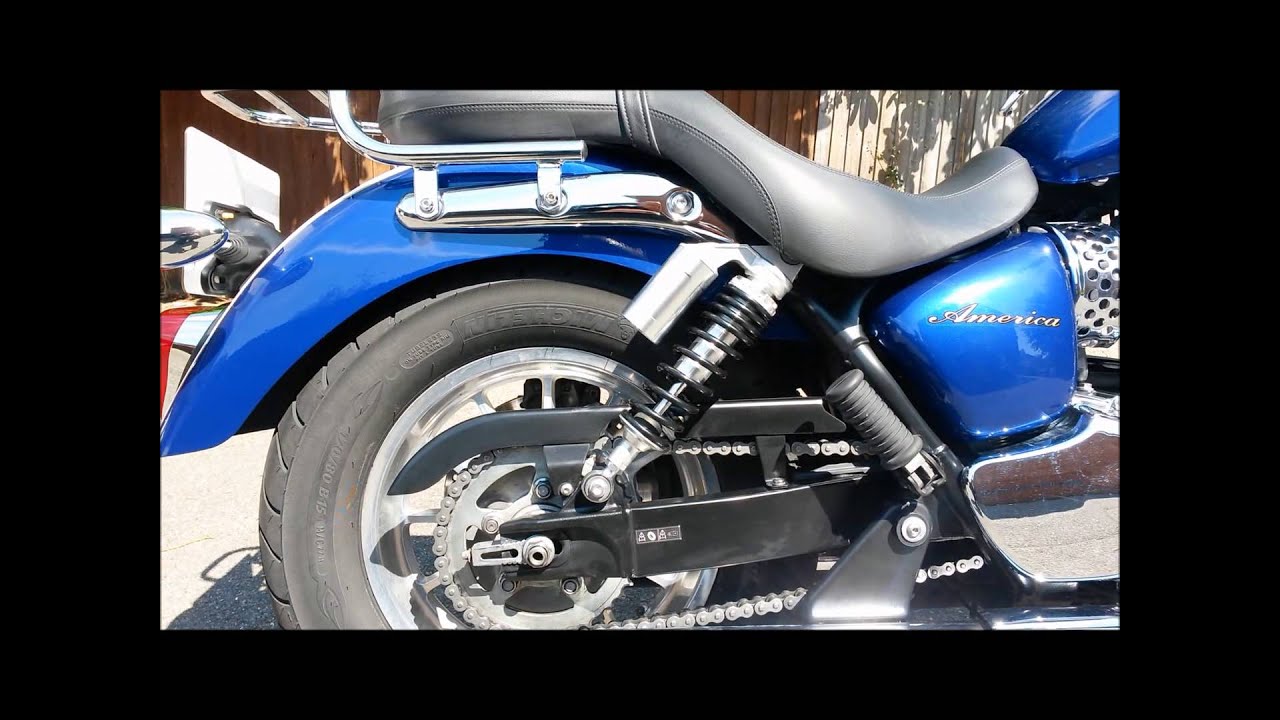 Triumph America rear shock absorber upgrade