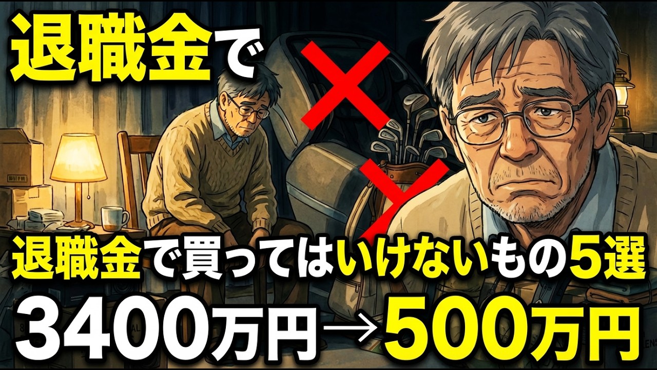 退職金3400万円が2年で500万円に。60代で気づきたい「買ってはいけないもの」5選
