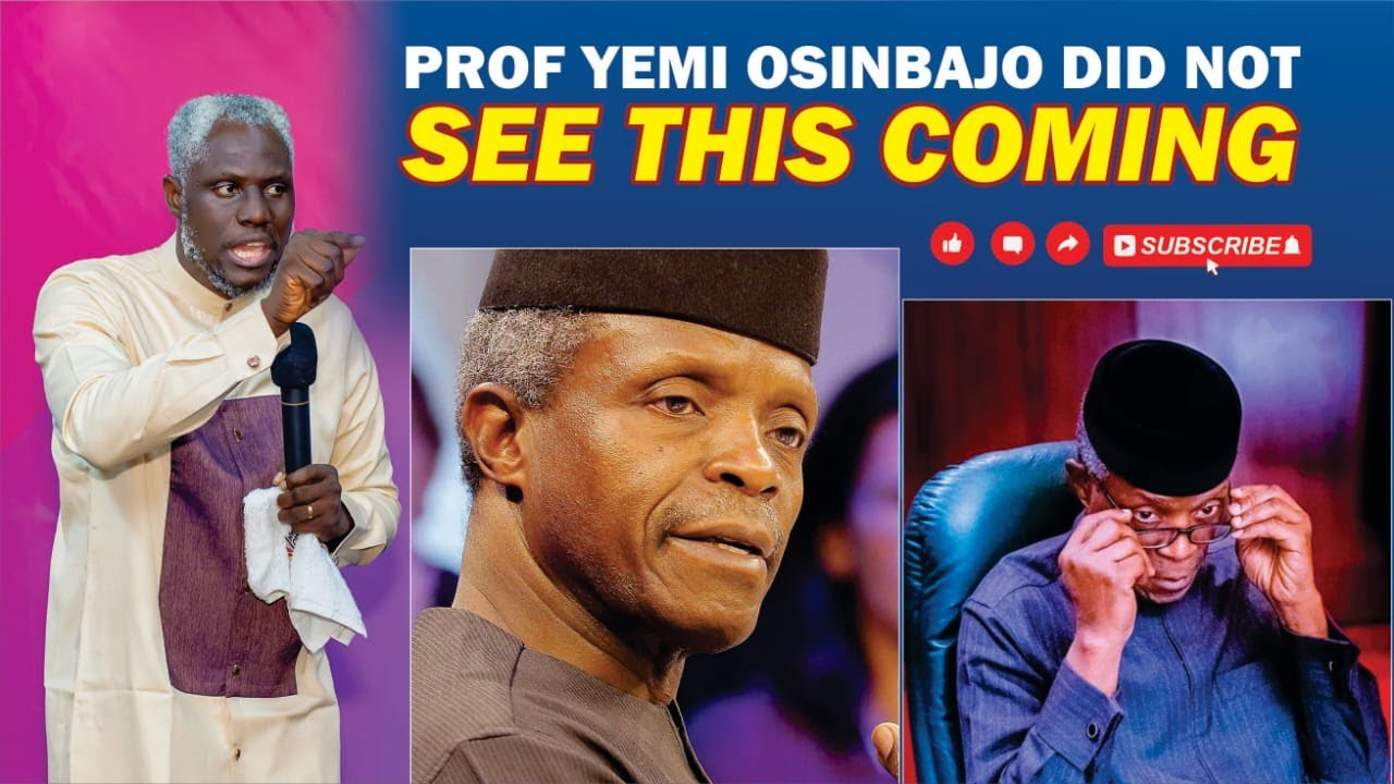 Rev Kesiena Esiri Reacts To Prof Yemi Osinbajo Trending Video as the 2nd Powerful Man