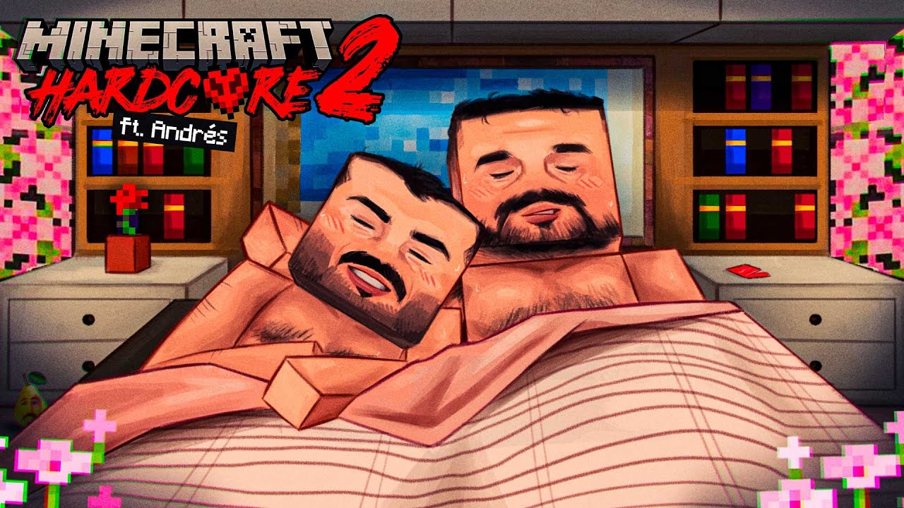 NUESTRO NIDITO DE AMOR 👨‍❤️‍👨 - Minecraft Hardcore 2 ft. Andrés #2