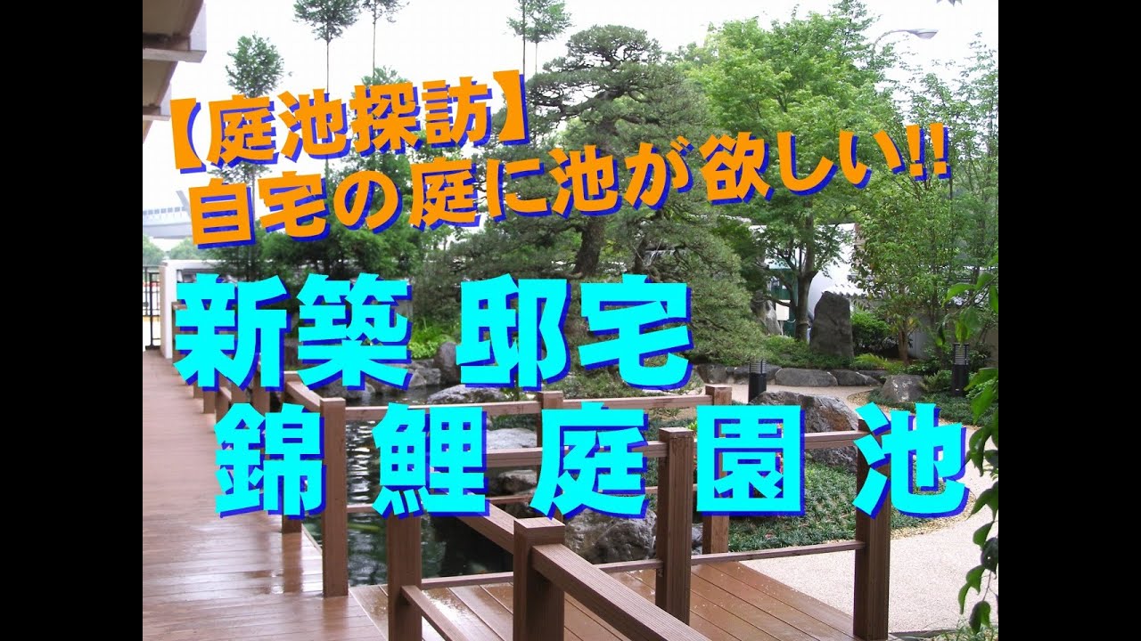 【庭池】新築 錦鯉庭園新設工事 スーパーマリンNEW-650 Japanese style Koi Garden -Keihan Koi Farm-
