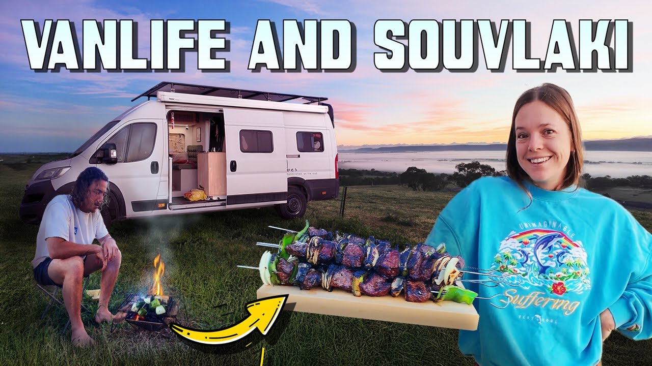 Приготовление пиршества Vanlife на потрясающей смотровой площадке