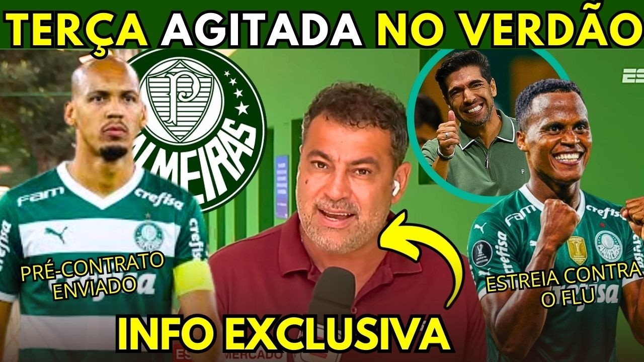 🤯CONTRATO NA MESA! FABINHO NO VERDÃO? NICOLETTI COM INFO BOMBÁSTICA DO MERCADO DA BOLA DO PALMEIRAS
