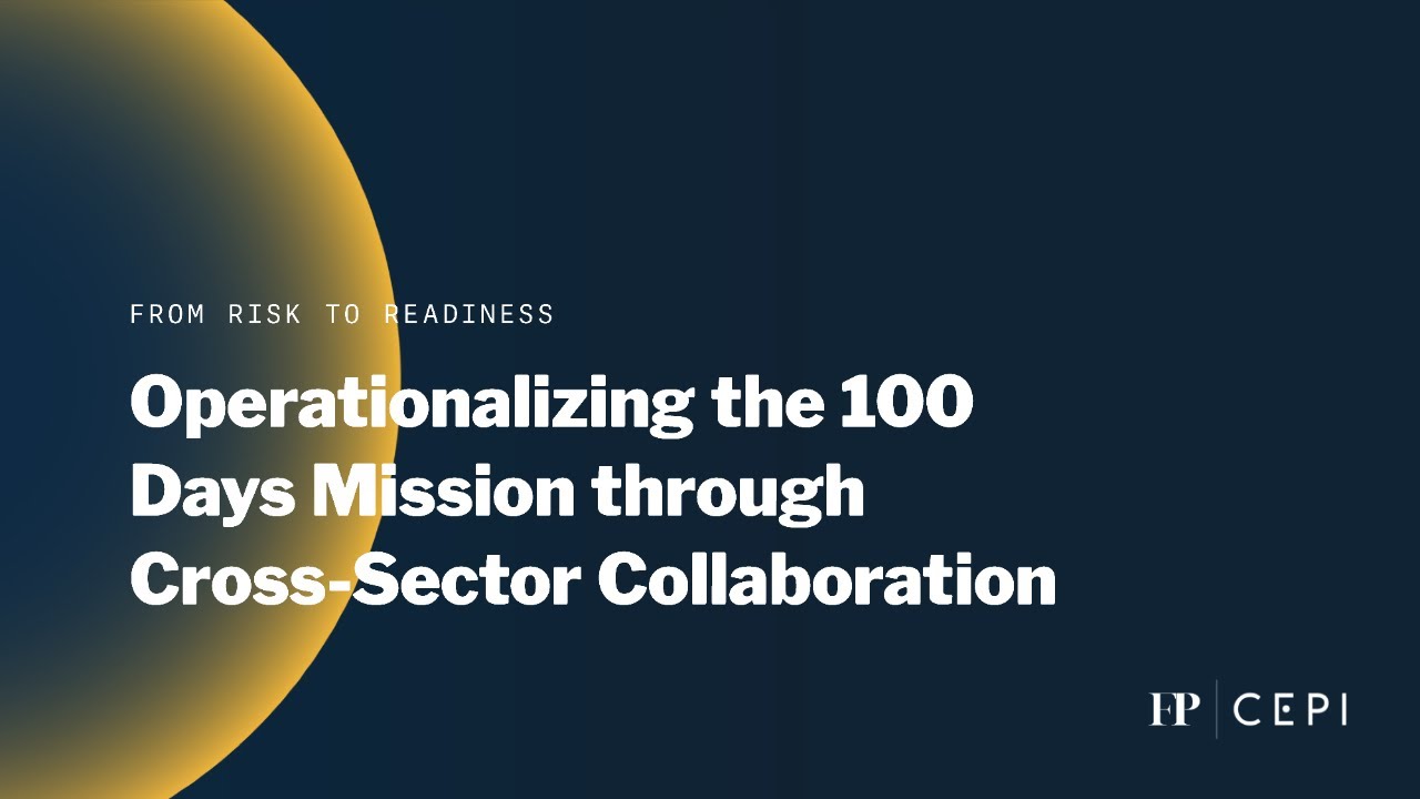 From Risk to Readiness: Operationalizing the 100 Days Mission through Cross-Sector Collaboration