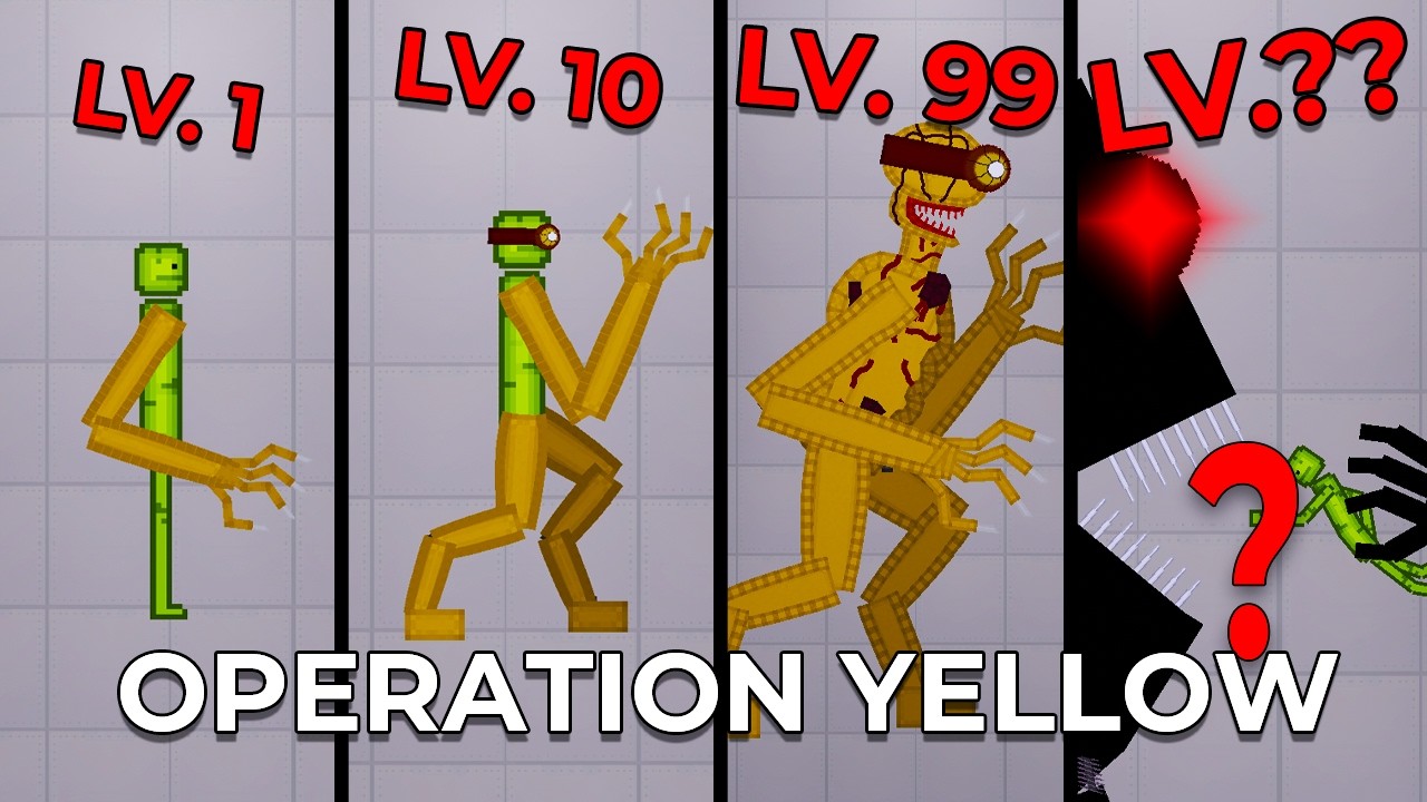 New Evolution Of EVIL MINION in Melon Playground - Operation Yellow - People Playground
