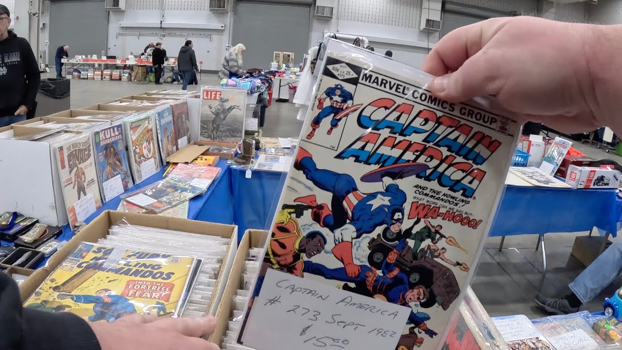COMIC BOOK Hunt at a HUGE Flea Market
