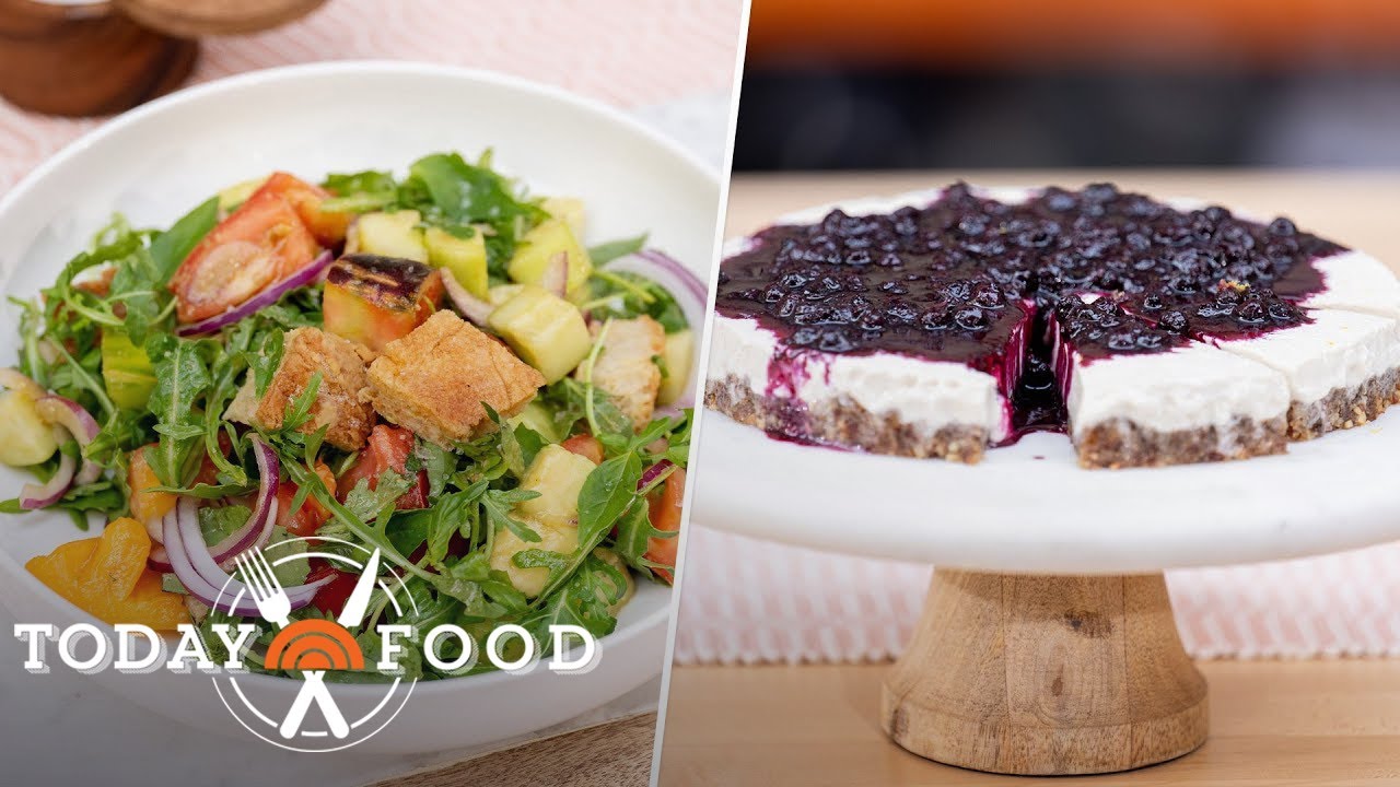 Chloe Coscarelli shares recipes for no-bake dinner and dessert