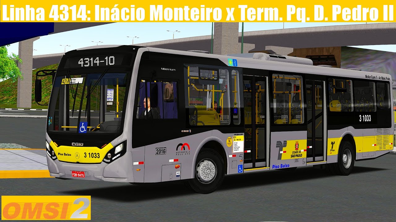 OMSI 2 | Caio Millennium IV - MB: O-500U | Linha 4314