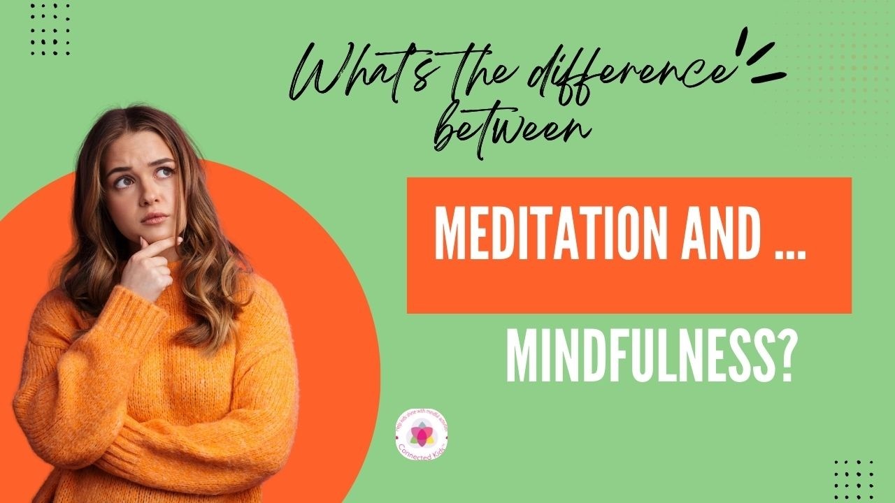 What's the difference between #meditation and #mindfulness