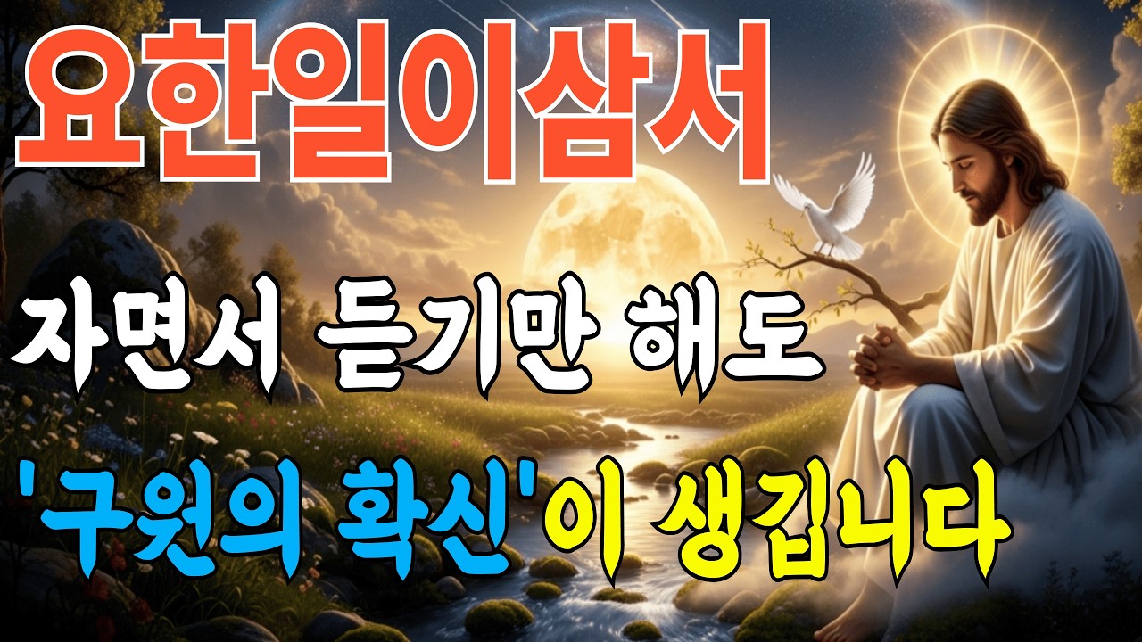 ✝️요한일이삼서 완전정리ㅣ예수님이 사랑한 제자가 마지막으로 남긴 편지 3통ㅣ성경말씀ㅣ말씀묵상ㅣ기독교오디오북