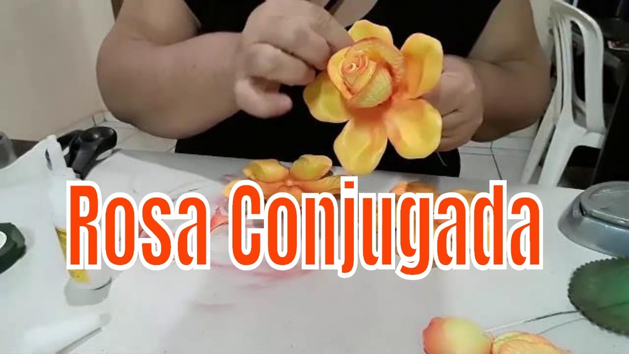 Como Fazer Rosa Conjugada