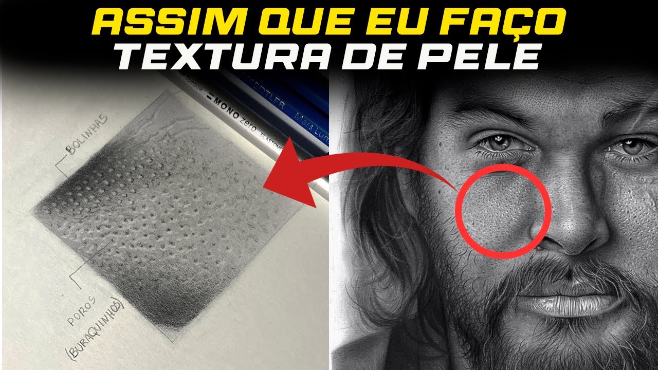 Textura de Pele no Desenho Realista
