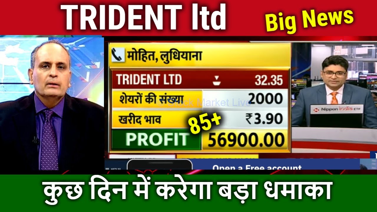 TRIDENT ltd latest news,trident share long term target,trident share analysis,future prediction,