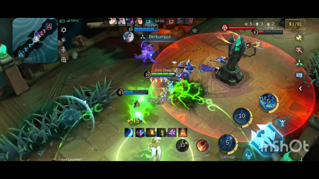 Push Solo Brawl pakai Hero dari Role Assassin Aamon Cyber Assassin Mobile Legends Bang Bang..Bantai 