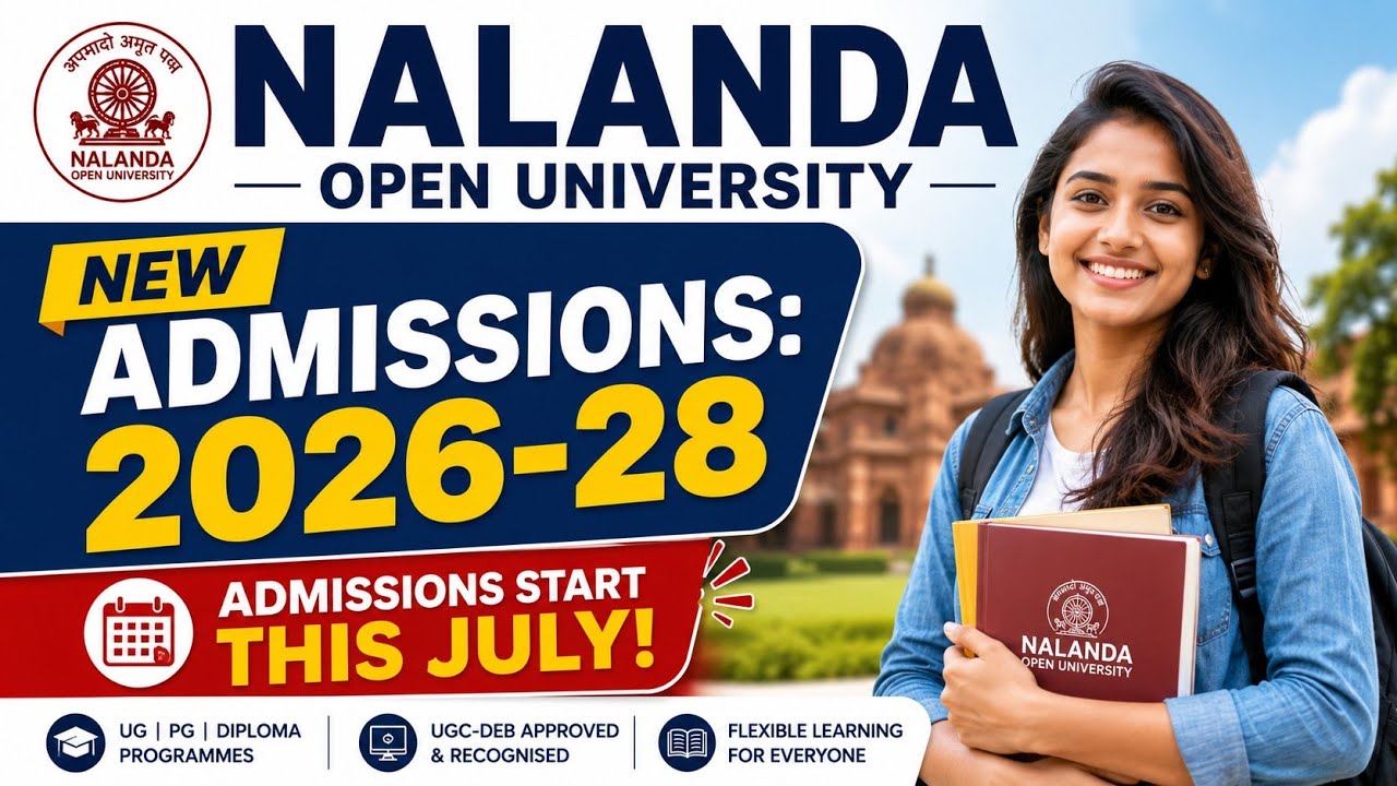 Nalanda open University Pg new addmission kab se hoga 2026-28 || Nou Pg addmission kab se hoga 2026