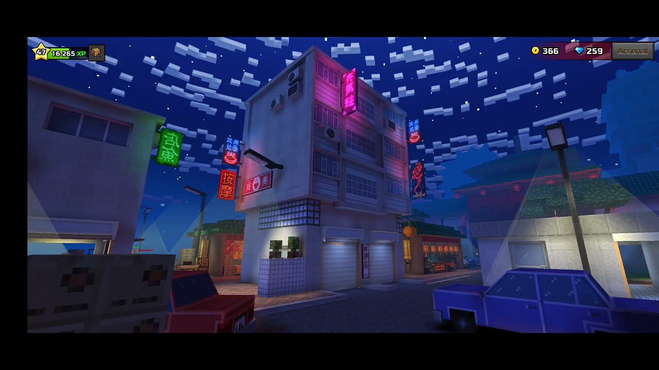 Jugando Pixel Gun 3D Partidas de lucha en equipos