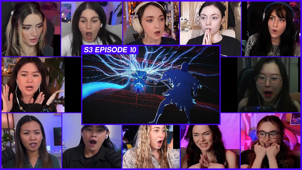 [MEGA GIRLS REACT] Megumi vs Reggie | JJK Season 3 Ep 10 Girl Mega Reaction Mashup