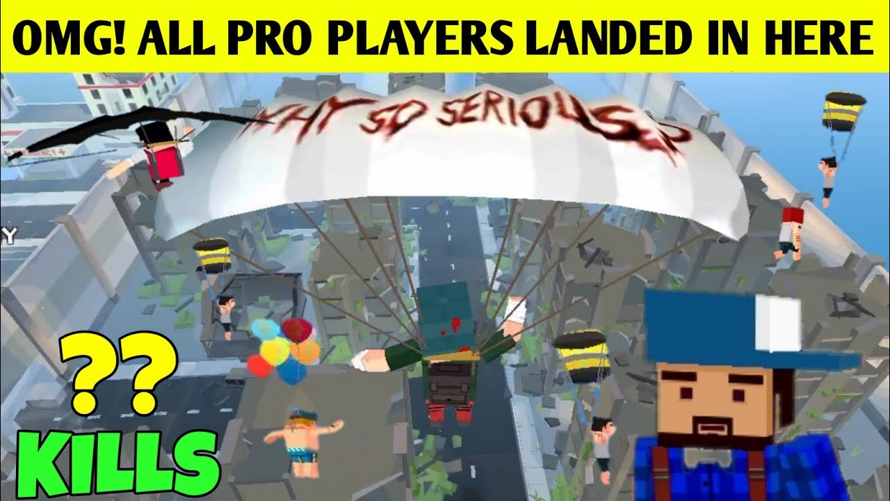 OMG😱 ALL PRO PLAYERS LANDED IN HERE - Grand Battle Royale Android gameplay #028