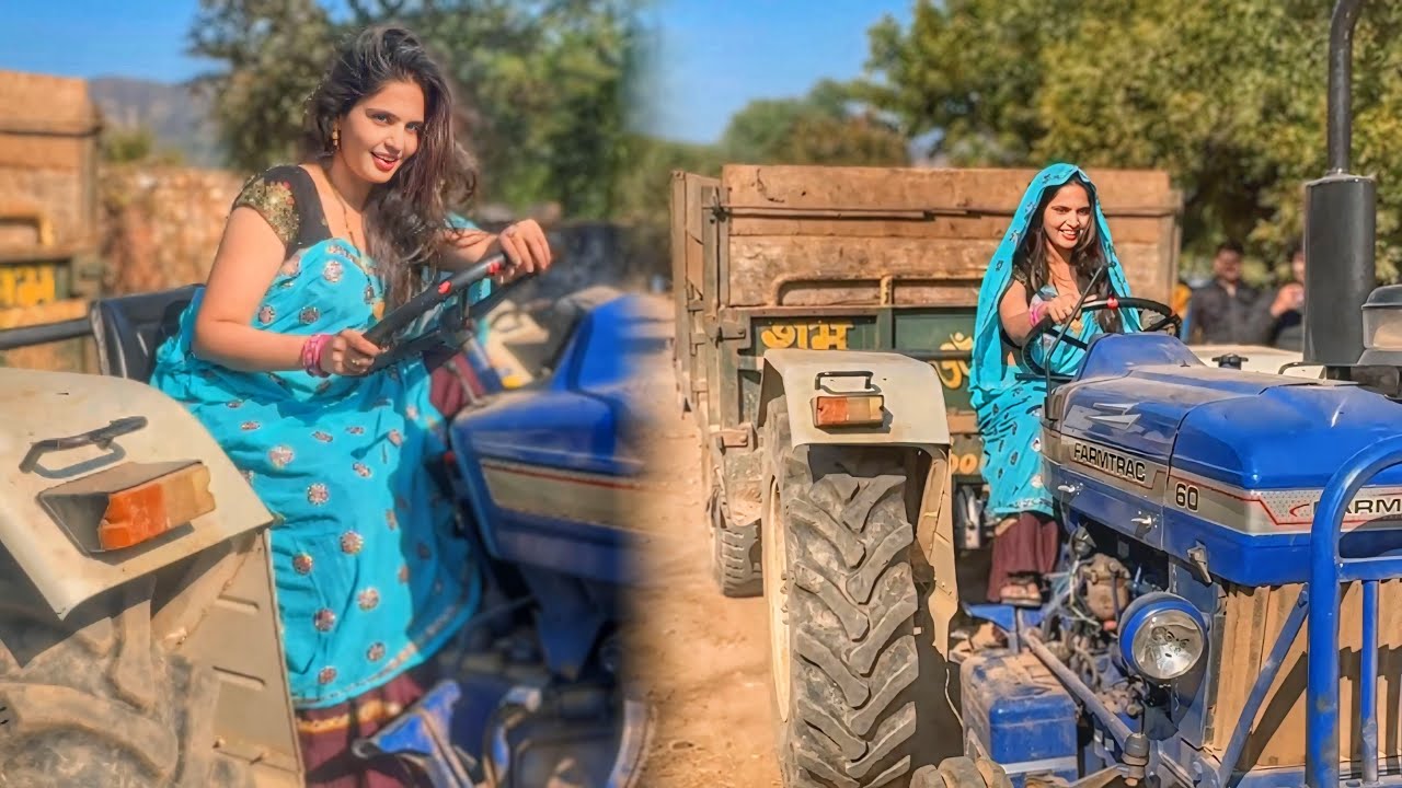 Bahu ne gaon mein chalaya Tractor 😲 | Desi Vlog