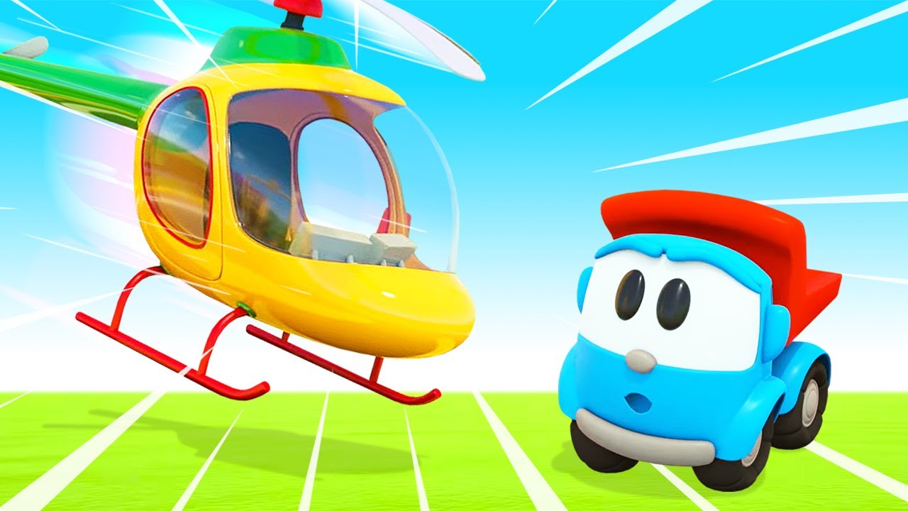 Leo the truck cartoon online! Funny robots. New car cartoon for kids & Learning videos for toddlers
