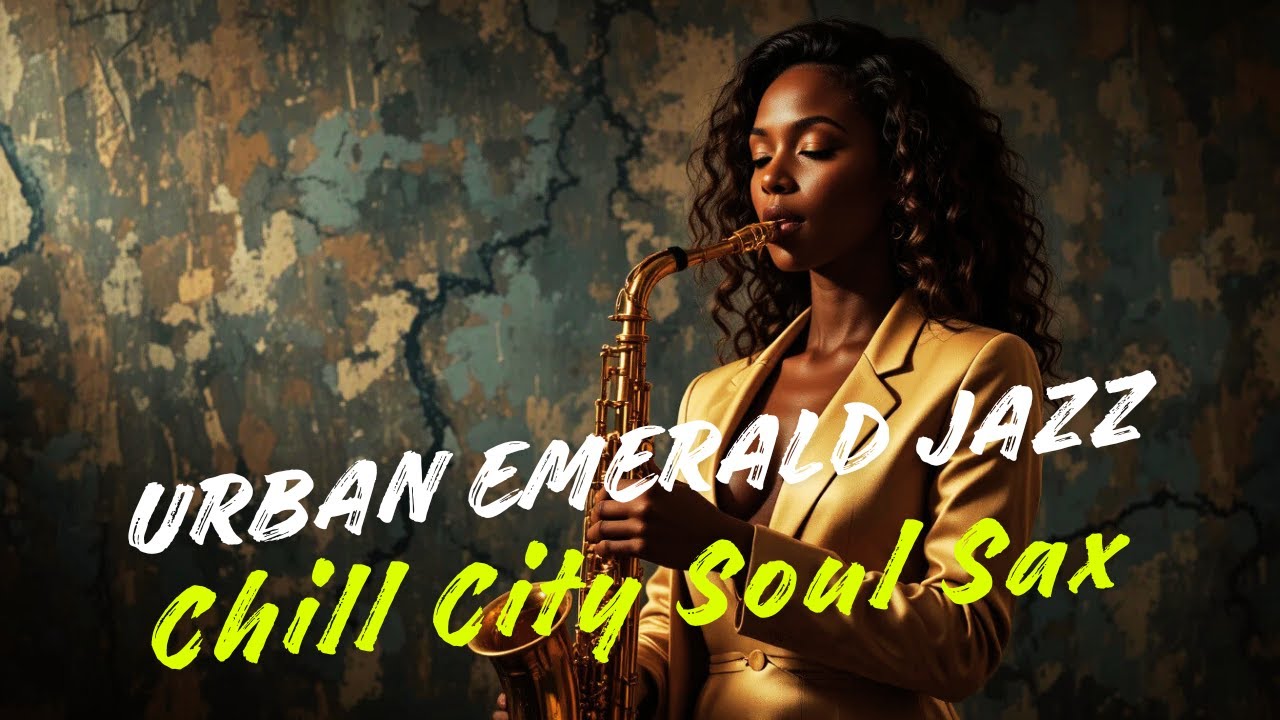 Urban Emerald Jazz | Chill City Soul Sax – Smooth Urban Night Vibes 🎷
