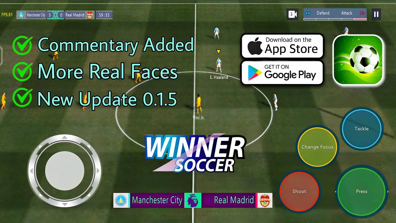 Выпуск!! Обновление Winner Soccer 2 0.1.5 &bull; Геймплей Winner Soccer 2 для Android &bull; Winner Soccer ...