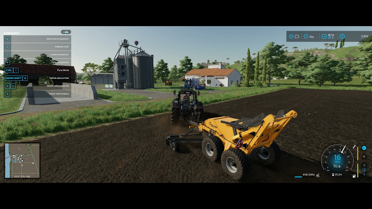 FS22 Kokeillaan Elhon kivikonetta!
