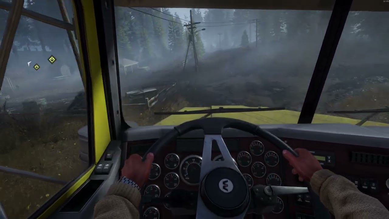 SnowRunner - 1st Person Immersive Mode - Western Star 6900 TwinSteer - Conveyor Belt Section 2