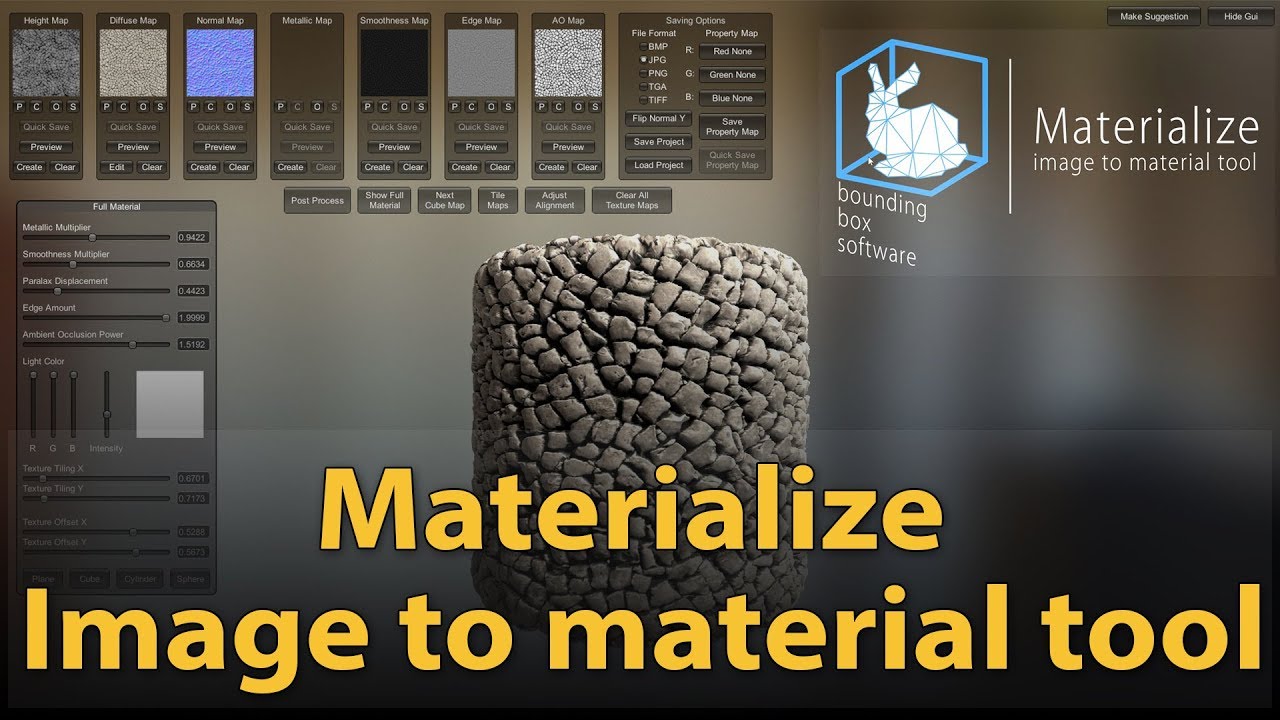 How to Convert Images To Tileable 3D Materials with Materialize