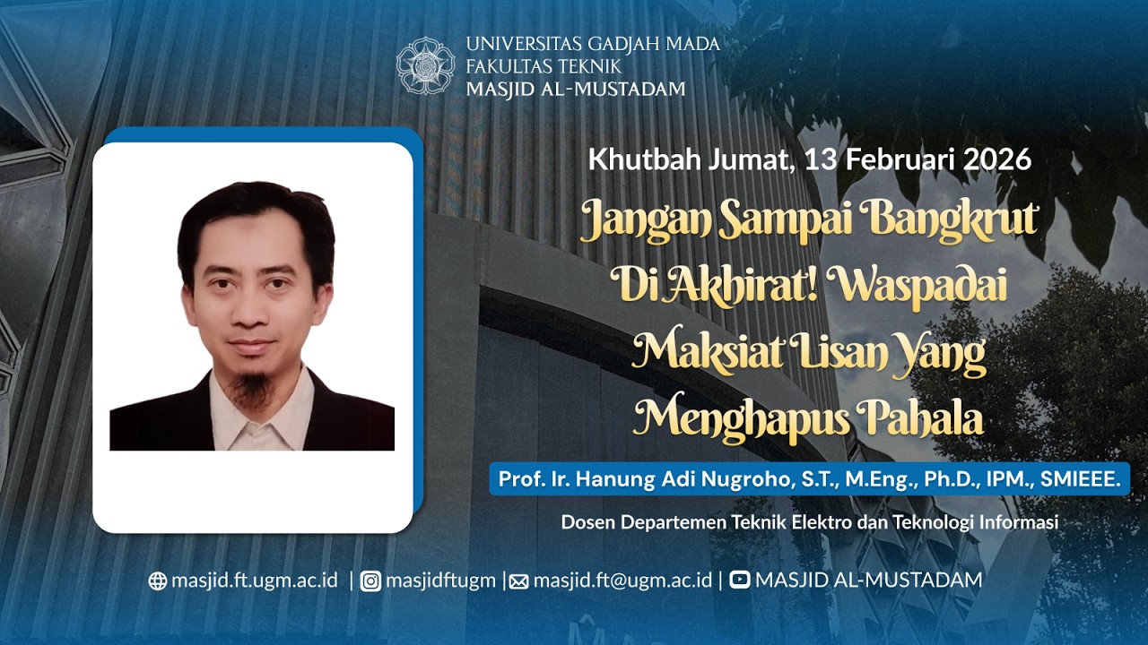 Jangan Sampai Bangkrut di Akhirat! Waspadai Maksiat Lisan yang Menghapus Pahala. 13/2/20206