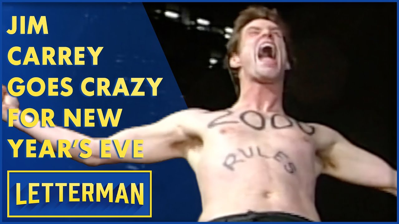 Jim Carrey's Wild New Year's Eve Celebration | Letterman