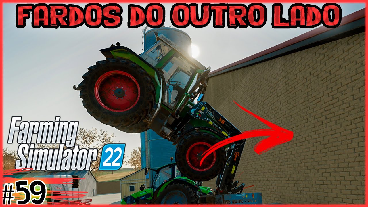 59 - Gambiarras para recuperar os fardos roubados - Farming Simulator 22