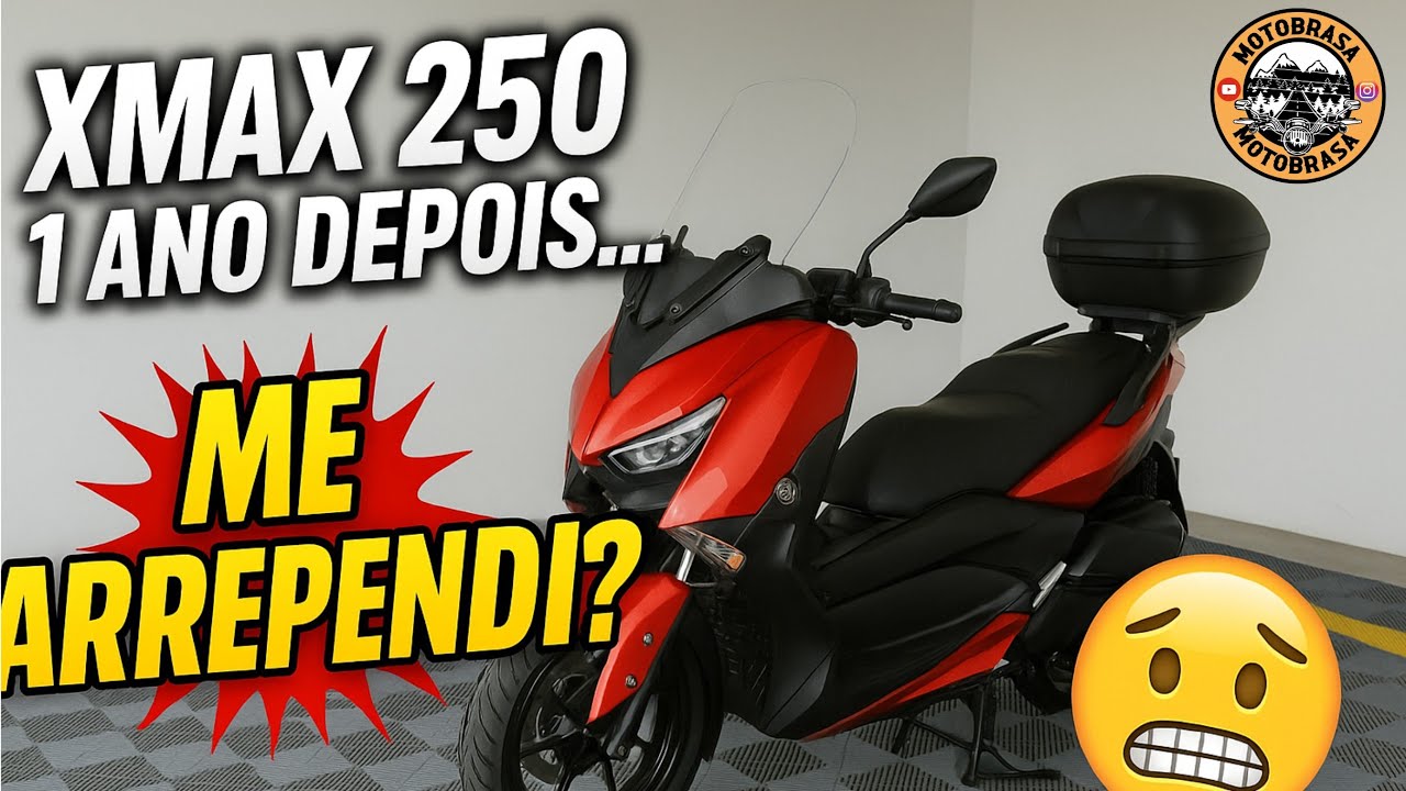 XMAX 250 após 1 ano rodando na cidade e estrada: Opinião sincera
