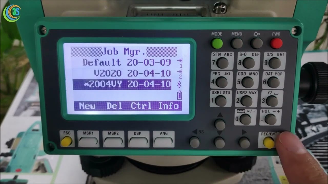 (3S) RUIDE TOTAL STATION RQS Video Tutorial | USB Flash Disk
