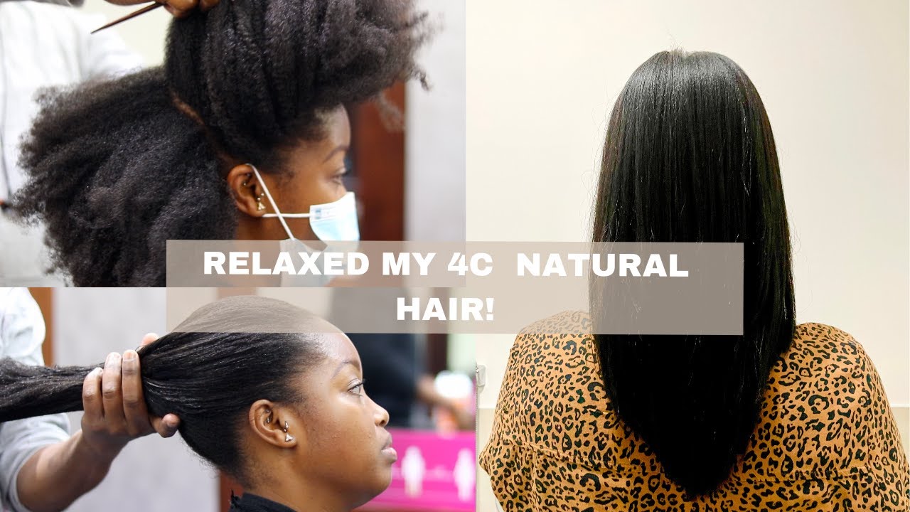 RELAXED MY 4C NATURAL HAIR 2 YEARS AFTER BIG CHOP! | 10 YEAR NATURAL HAIR JOURNEY IS OVER!!!!
