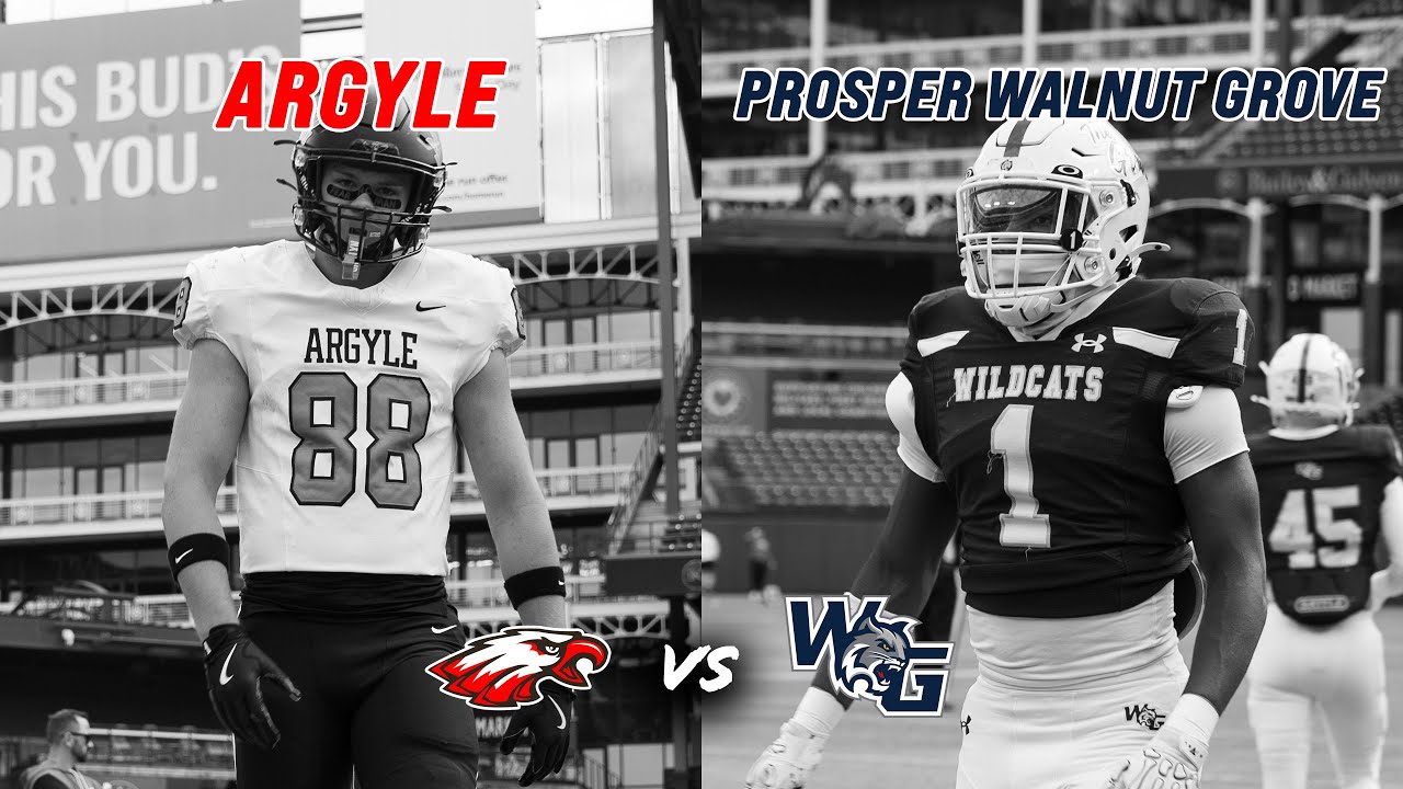 #5 Argyle vs #6 Prosper Walnut Grove 5A DII REGIONAL SEMIFINAL TOP 10 REMATCH 100 POINT GAME #txhsfb