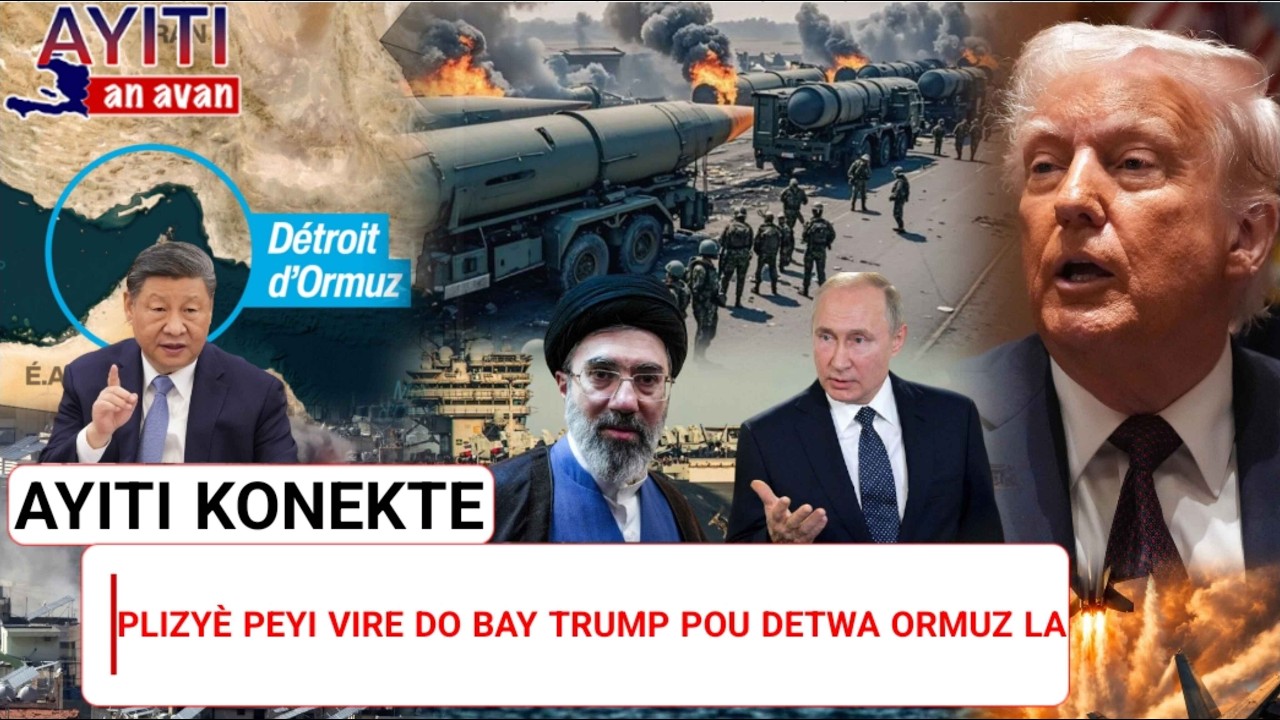 Lachin, Japon ak Almay vire do bay Donald Trump aprè SOS li te lanse pou debloke Detwa Hòmuz la!”