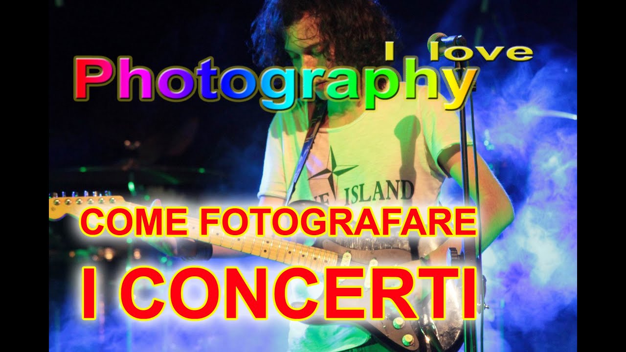 Corso di fotografia - Come fotografare ai concerti, come fare belle foto, fotografare eventi