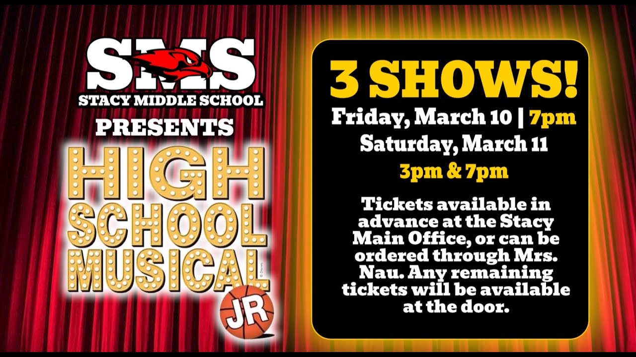 Stacy Middle School Spring Musical, High School Musical Jr. - March 3rd, 2023
